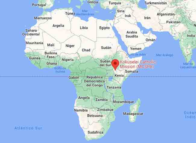 Mapa de África - Kenia