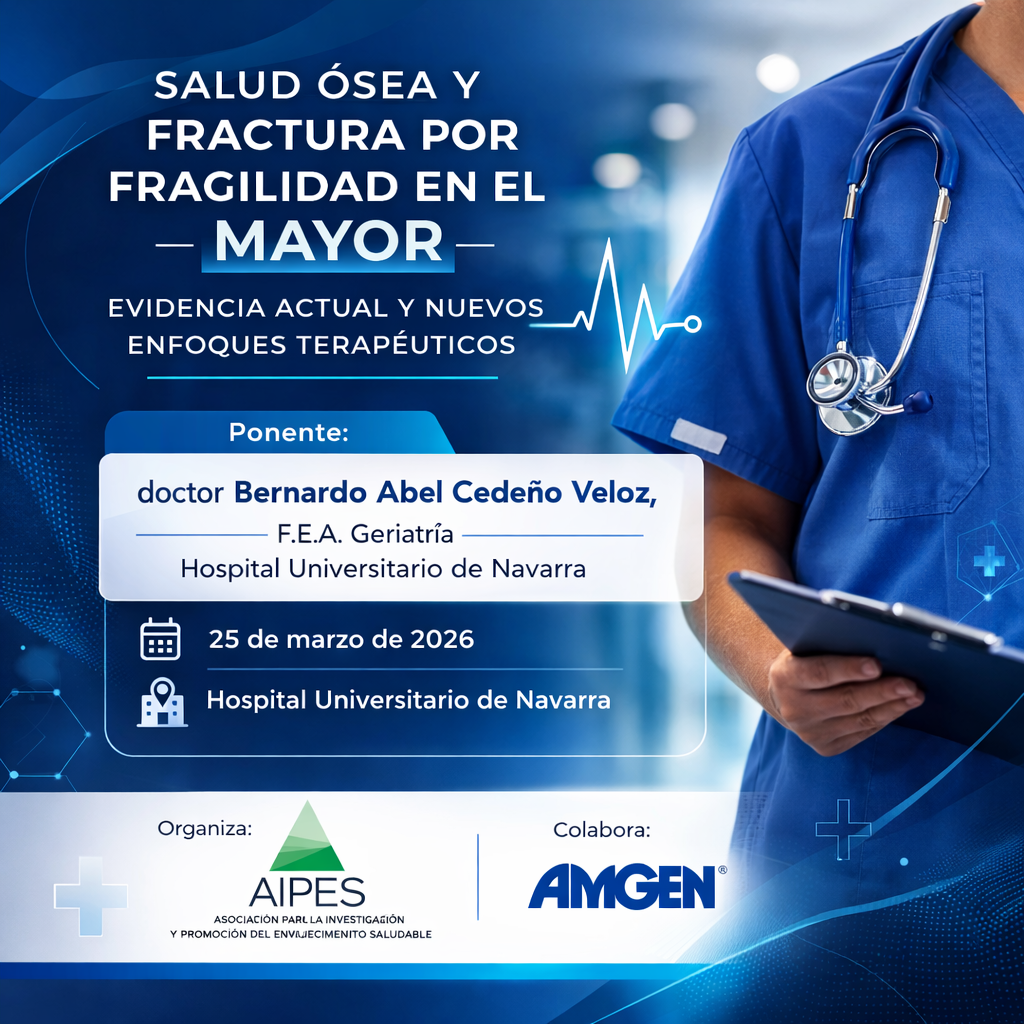 Sesión “Salud ósea y fractura por fragilidad en el mayor: evidencia actual y nuevos enfoques terapéuticos”